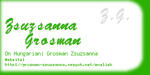 zsuzsanna grosman business card